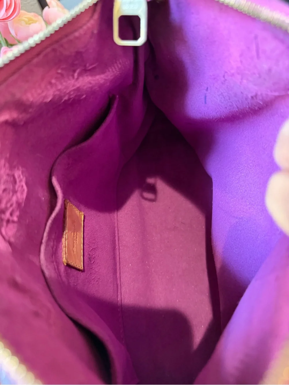 Louis Vuitton Pallas BB - Fuchsia interior